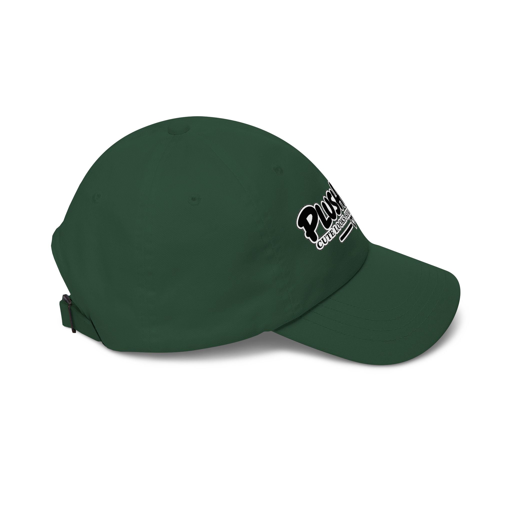 Plushitude Dad Cap — "Cute Looks, Serious Attitude" Embroidered Baseball Hat