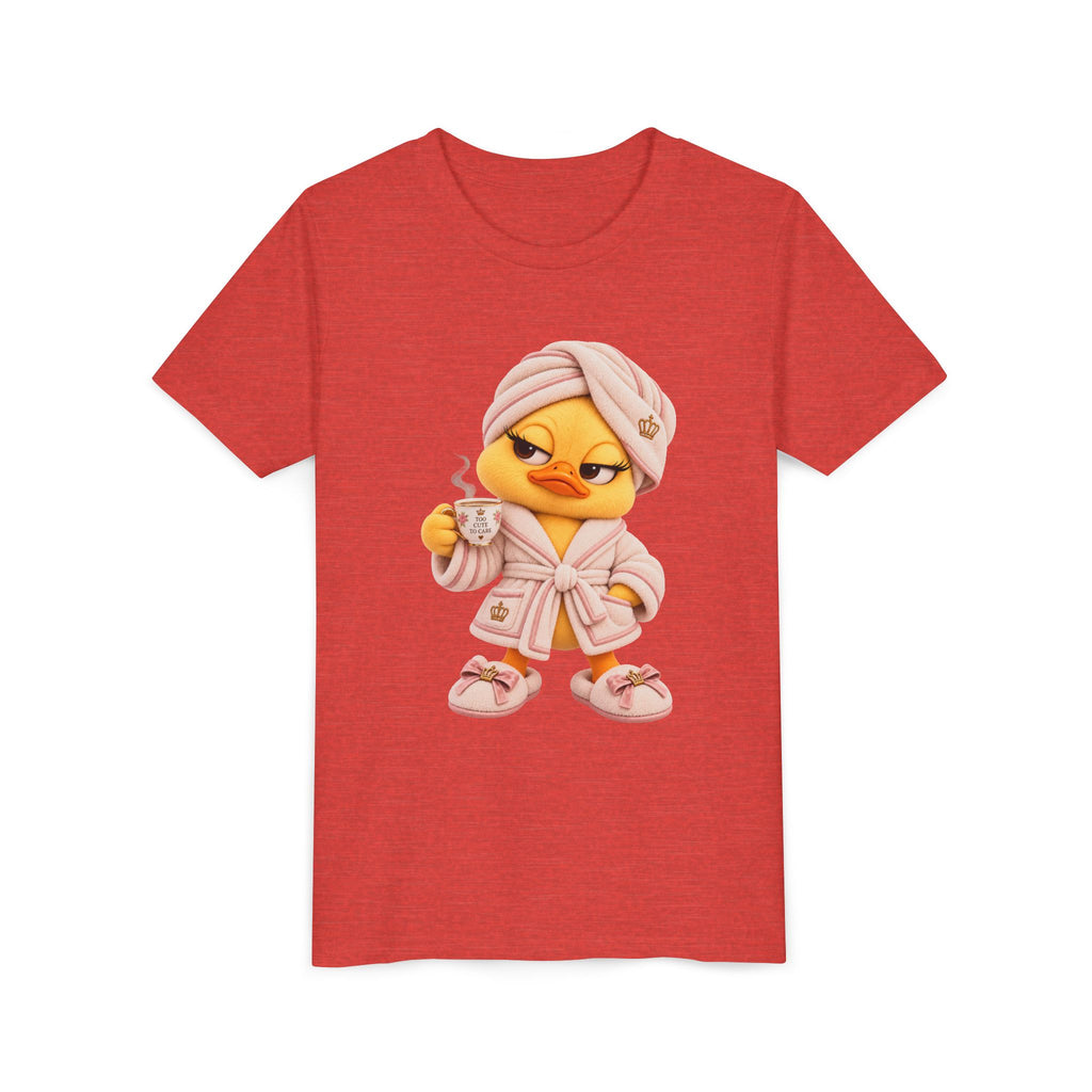 Youth Tee — Plushitude Chick in Spa Robe Graphic