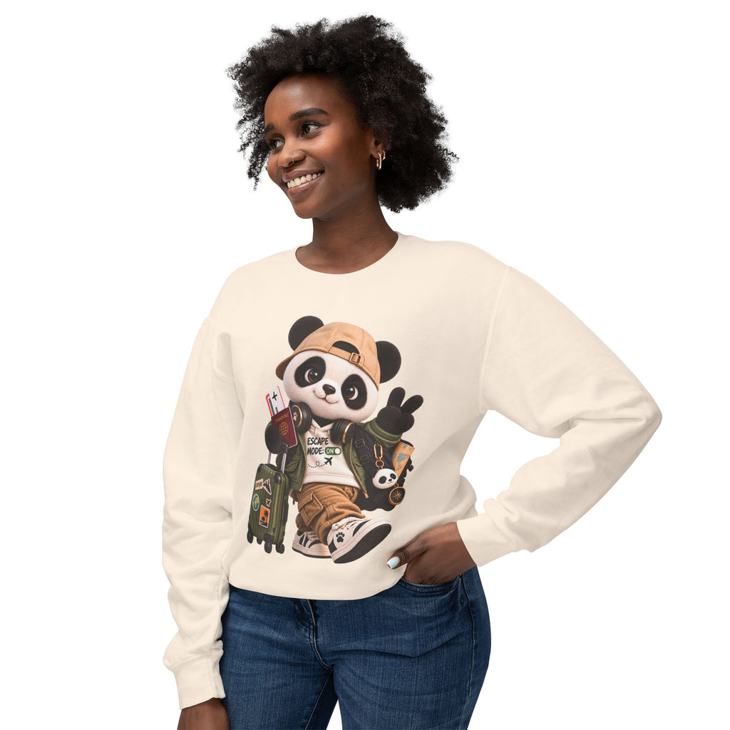 Plushitude Panda Travel Crewneck Sweatshirt