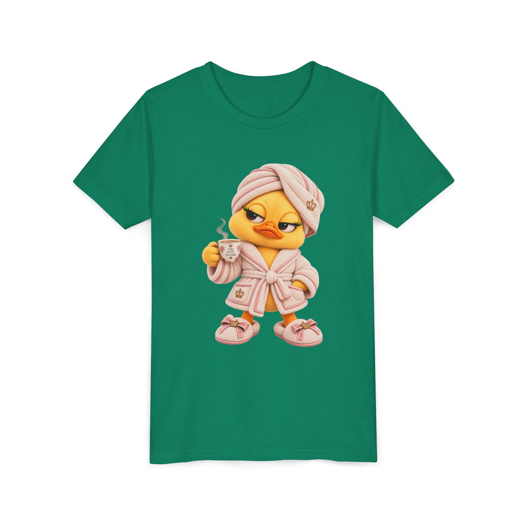 Youth Tee — Plushitude Chick in Spa Robe Graphic