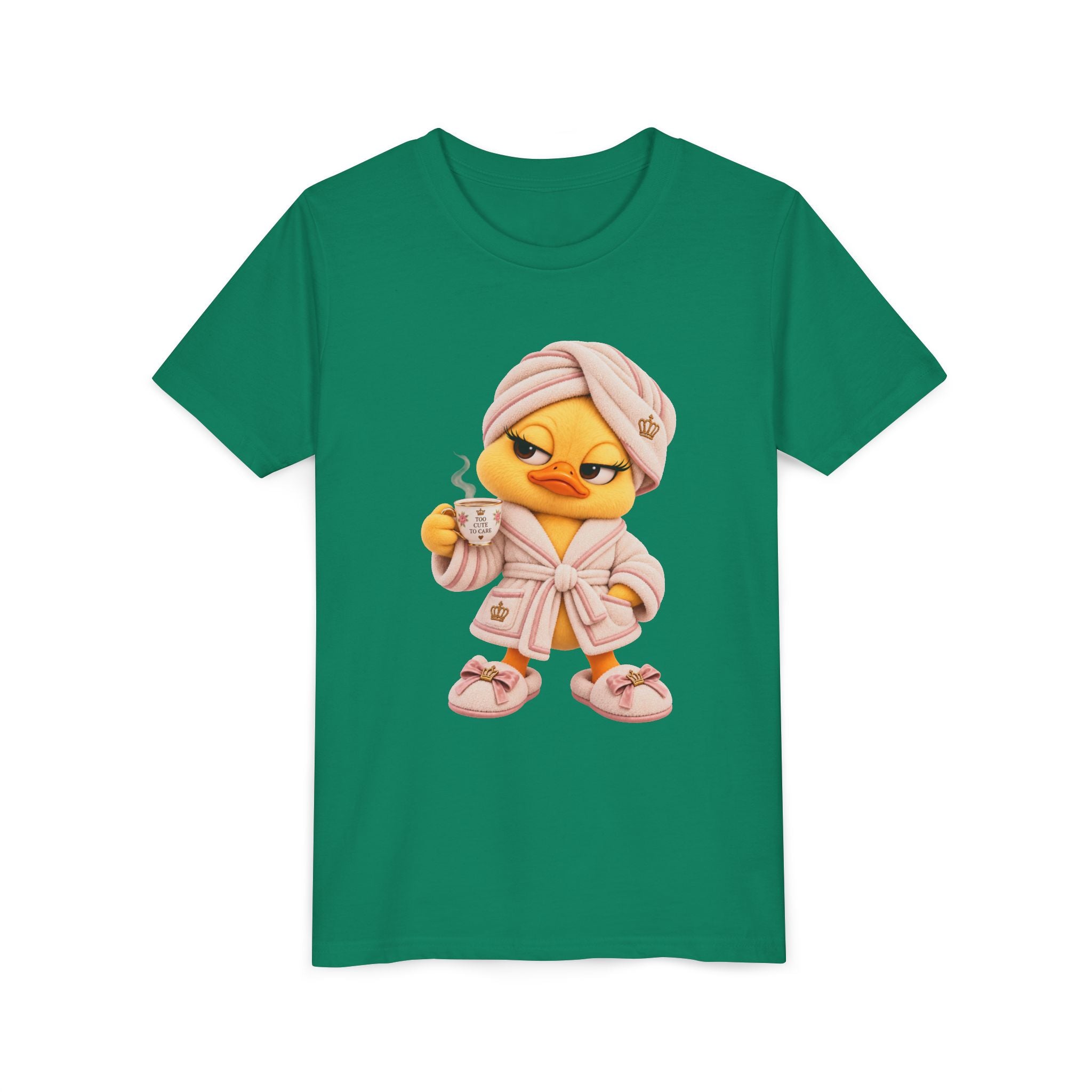 Youth Tee — Plushitude Chick in Spa Robe Graphic