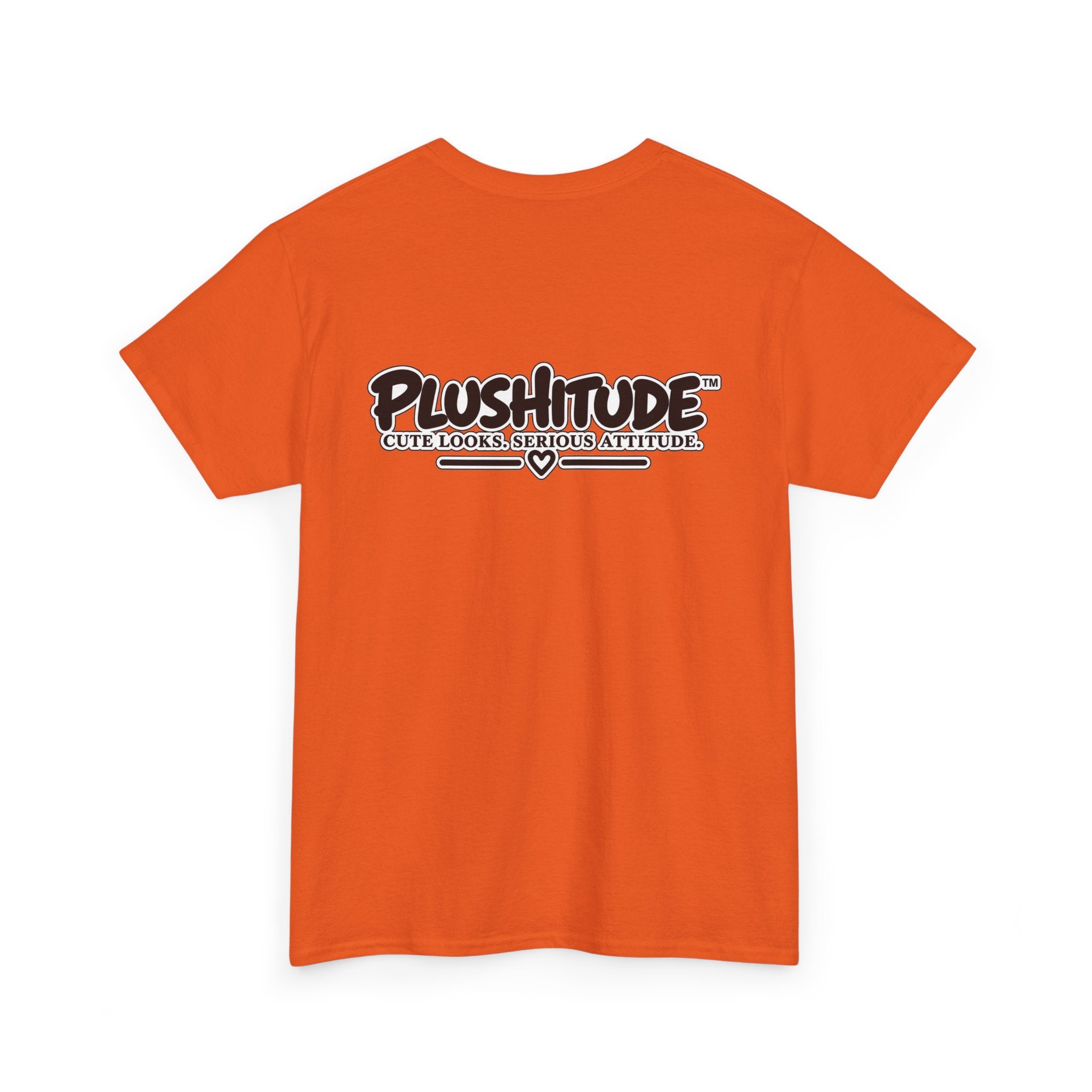 Cute Boss Bunny Graphic Tee — Plushitude Branded Doll Design