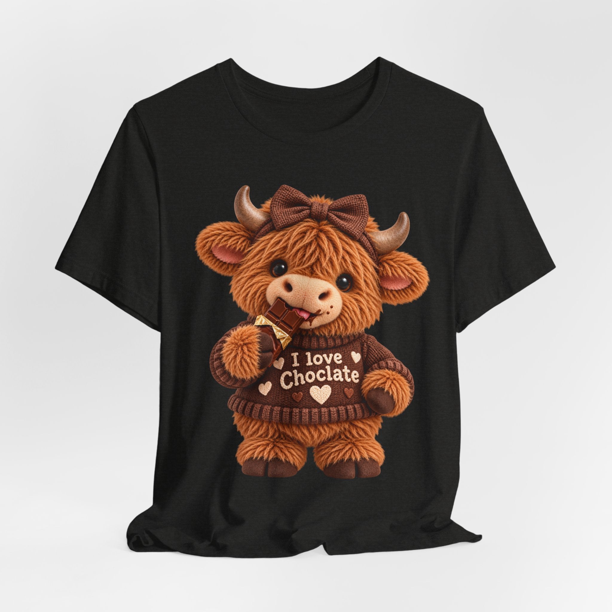 I Love Chocolate Cow Tee