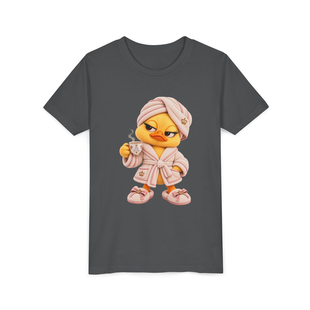 Youth Tee — Plushitude Chick in Spa Robe Graphic