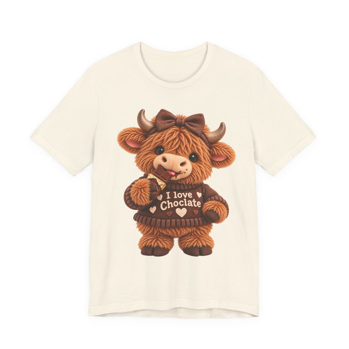 I Love Chocolate Cow Tee