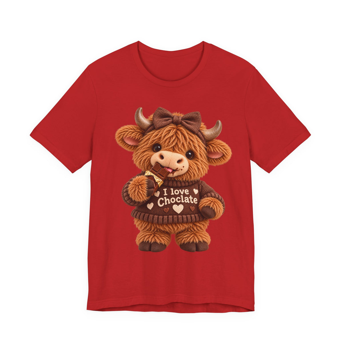 I Love Chocolate Cow Tee