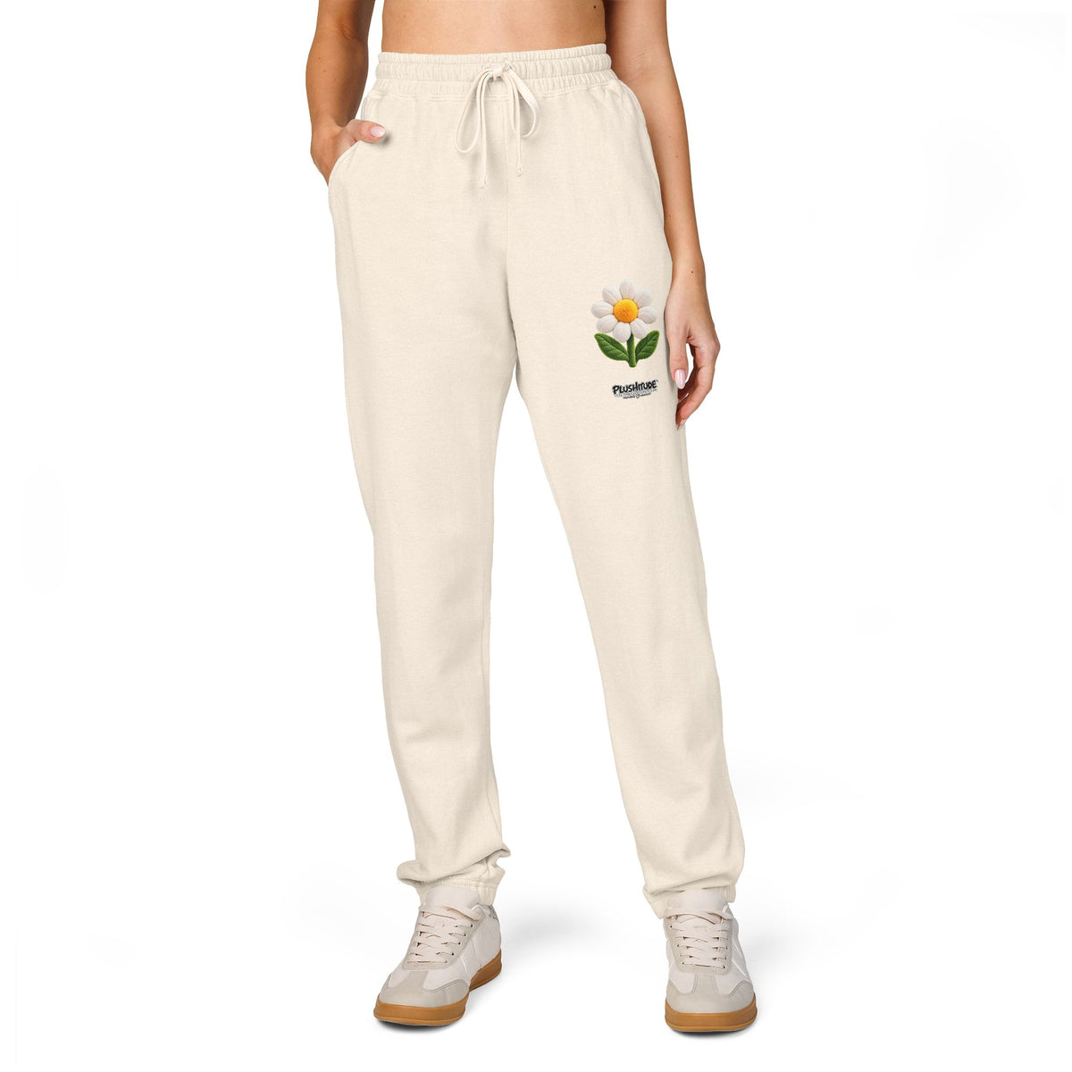 Daisy Sweatpants — Cozy Floral Fleece Joggers