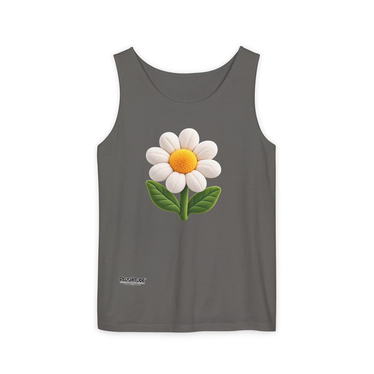 Daisy Graphic Tank Top — Cute 3D Flower Summer Tee