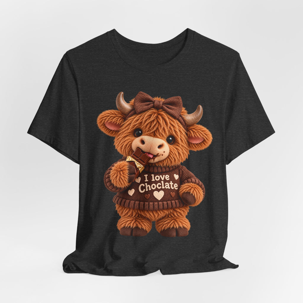 I Love Chocolate Cow Tee