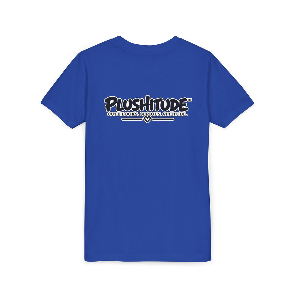 Youth Tee — Plushitude Chick in Spa Robe Graphic