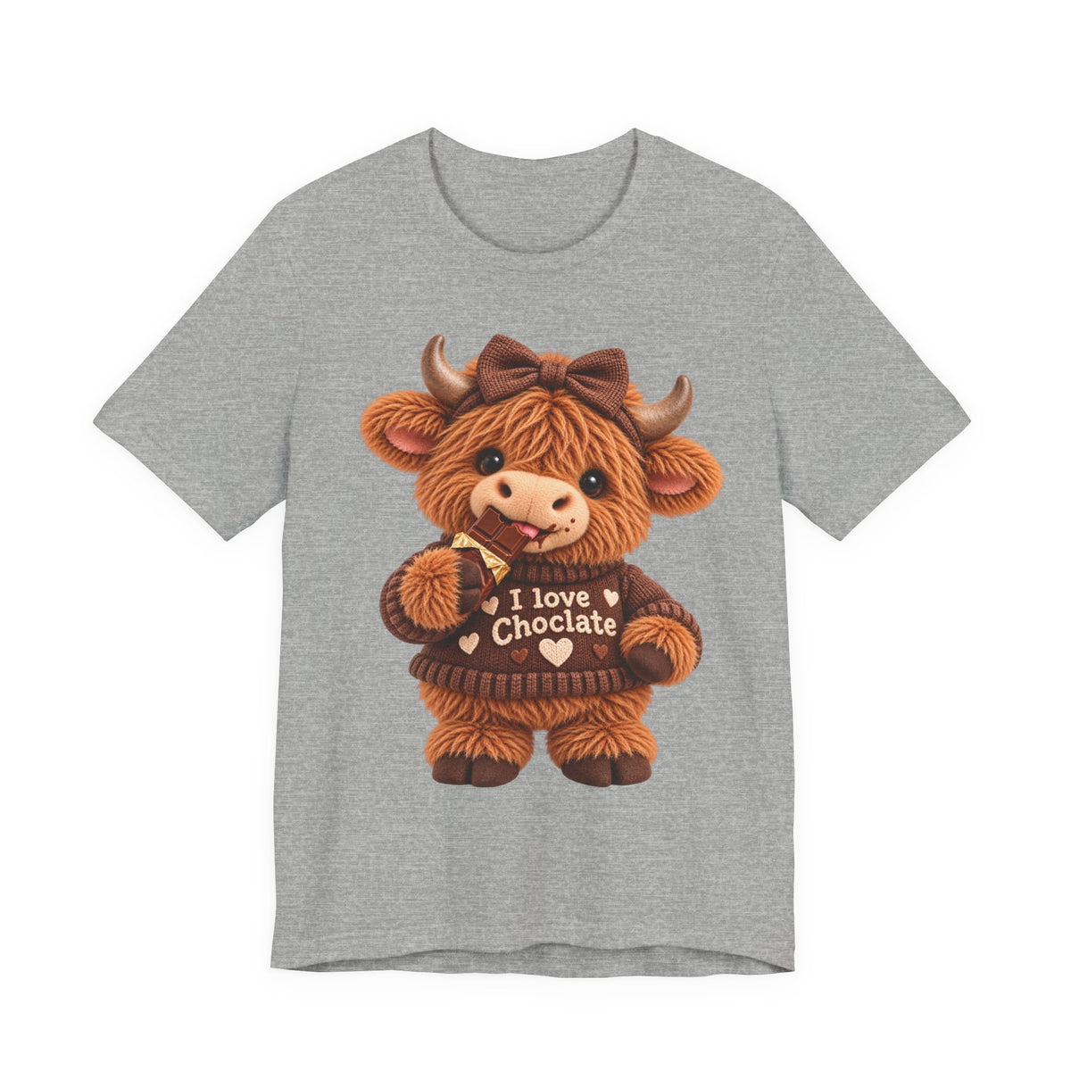 I Love Chocolate Cow Tee