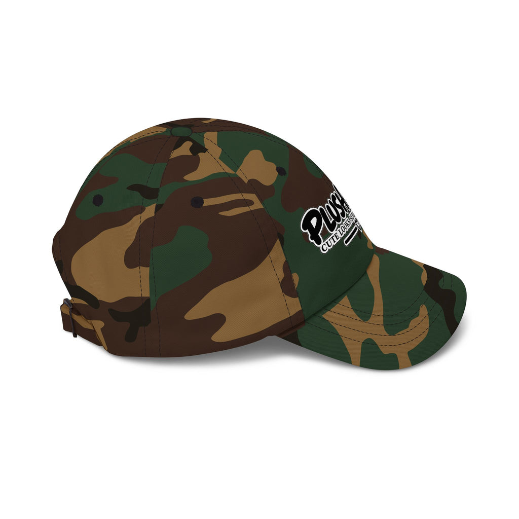 Plushitude Dad Cap — "Cute Looks, Serious Attitude" Embroidered Baseball Hat