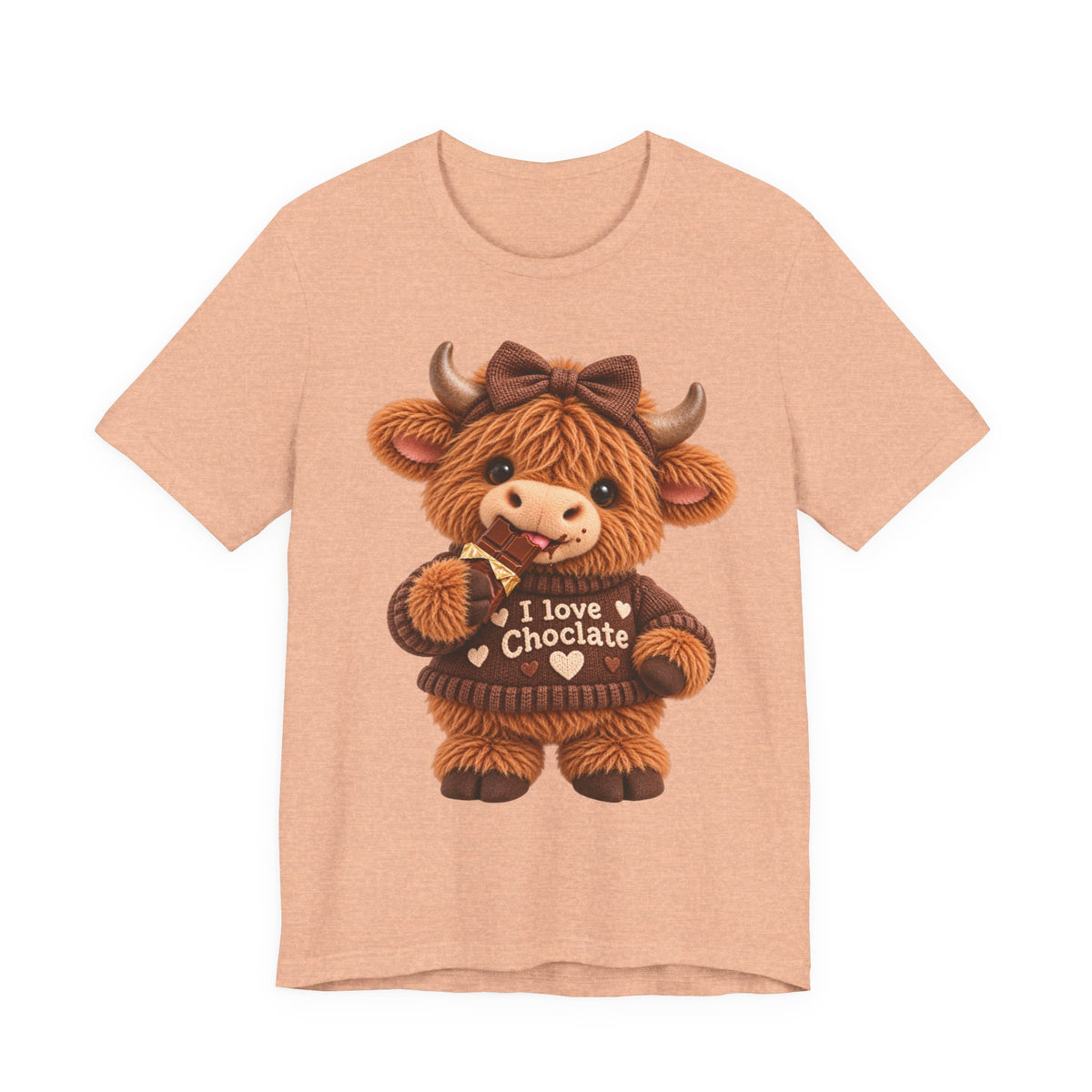 I Love Chocolate Cow Tee