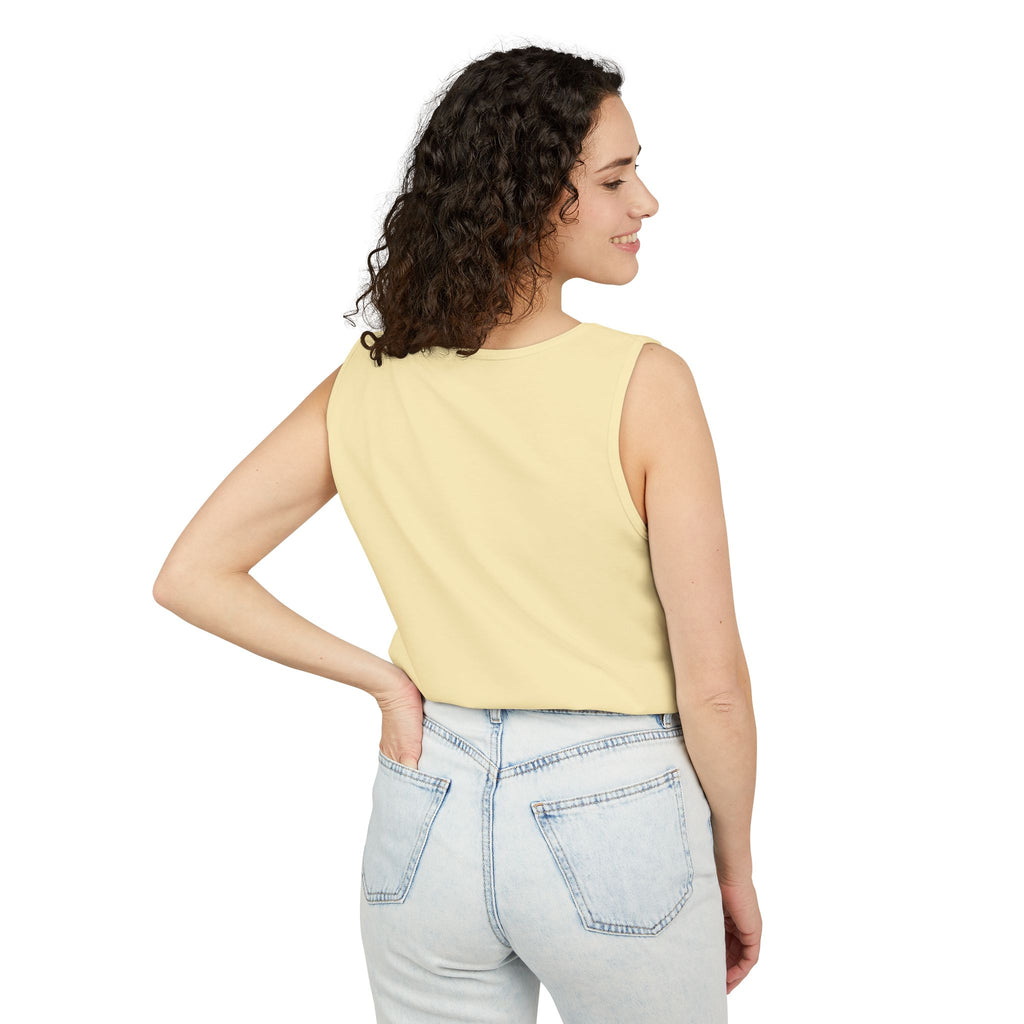 Daisy Graphic Tank Top — Cute 3D Flower Summer Tee