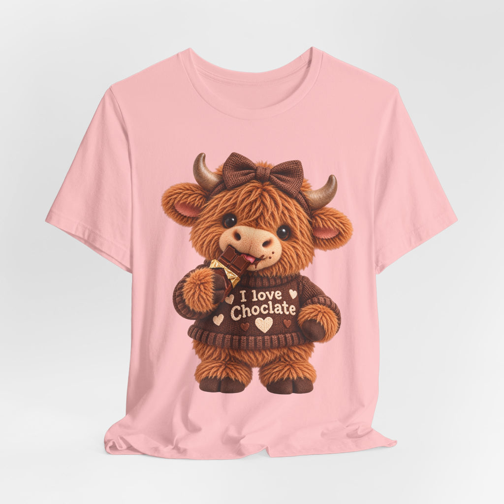 I Love Chocolate Cow Tee