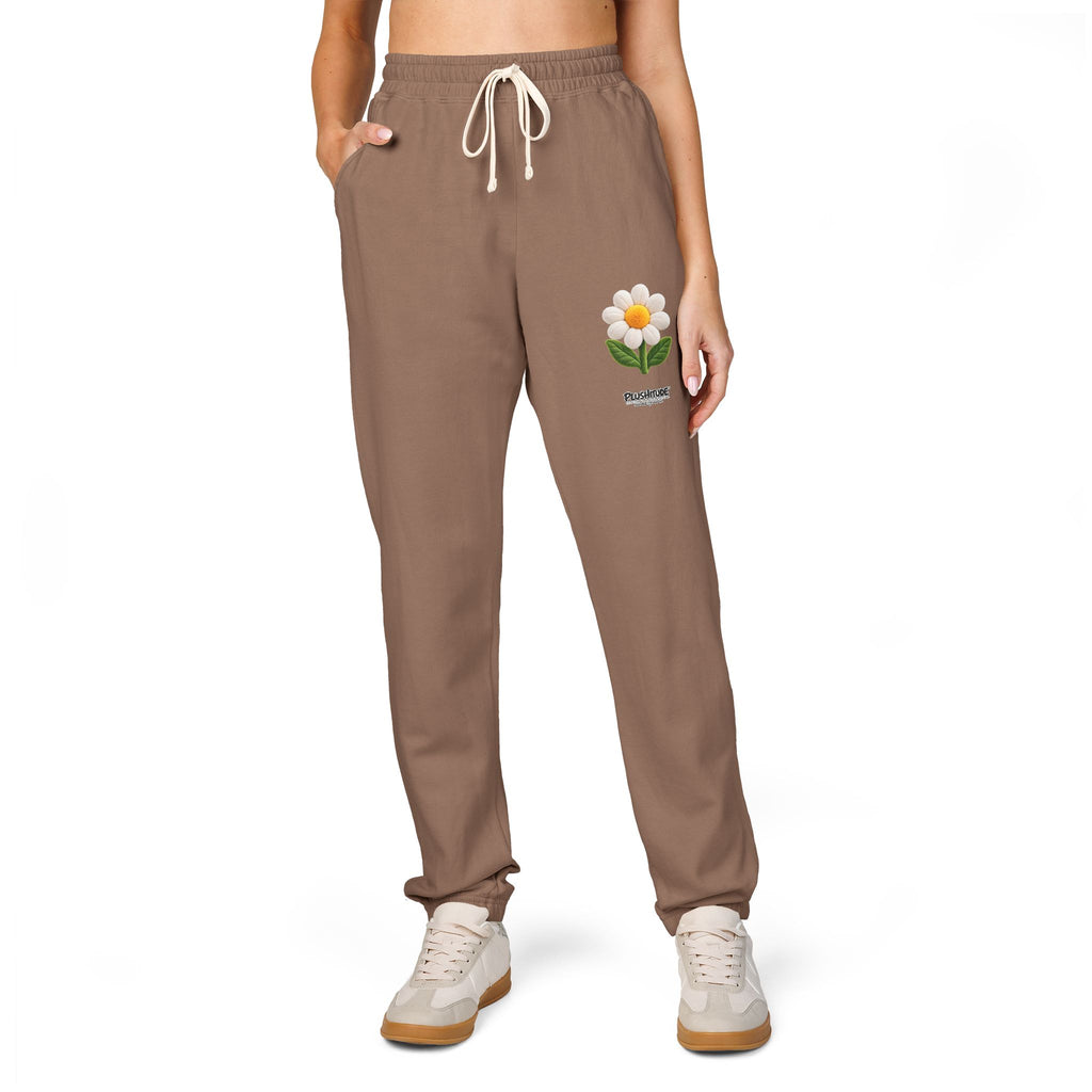 Daisy Sweatpants — Cozy Floral Fleece Joggers