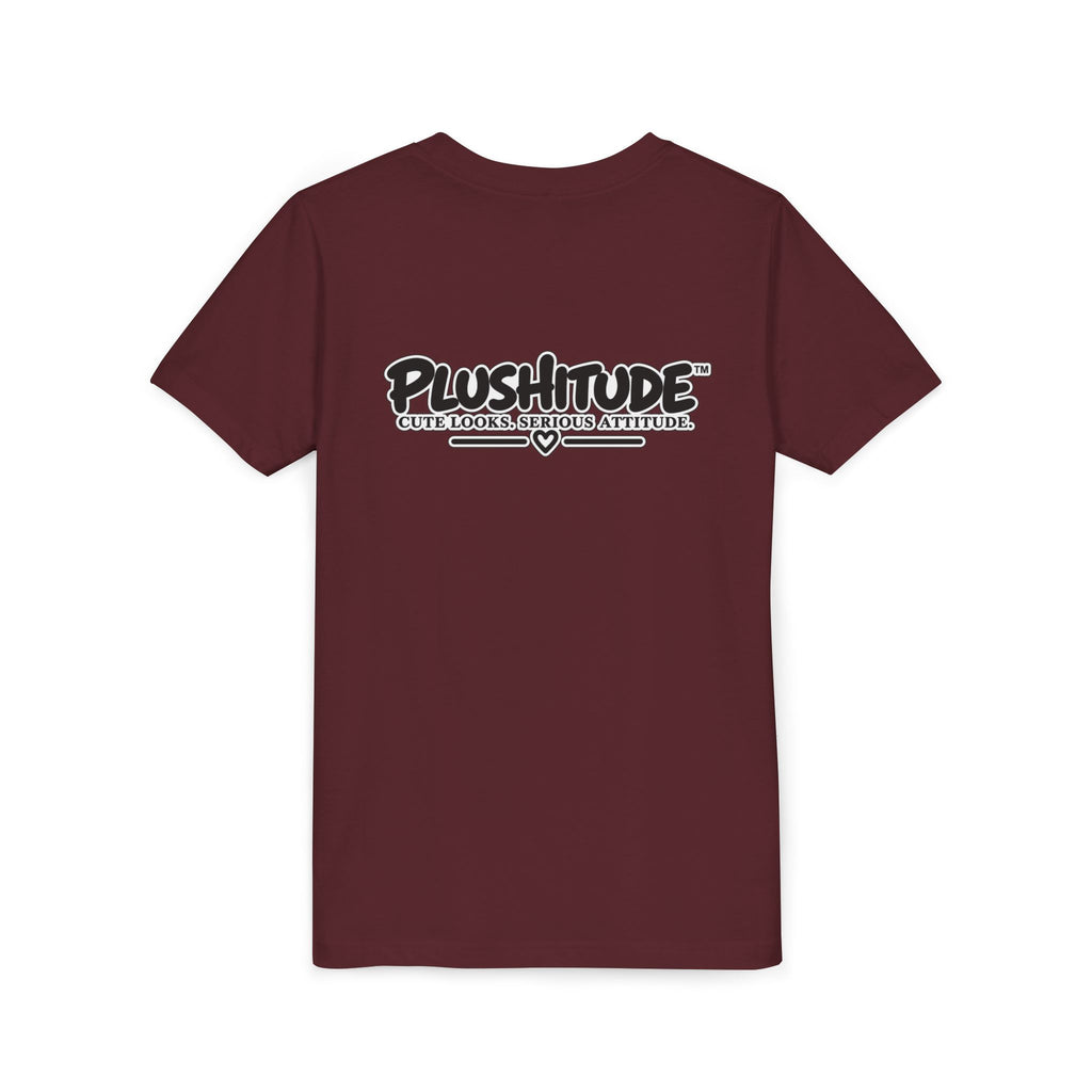 Youth Tee — Plushitude Chick in Spa Robe Graphic