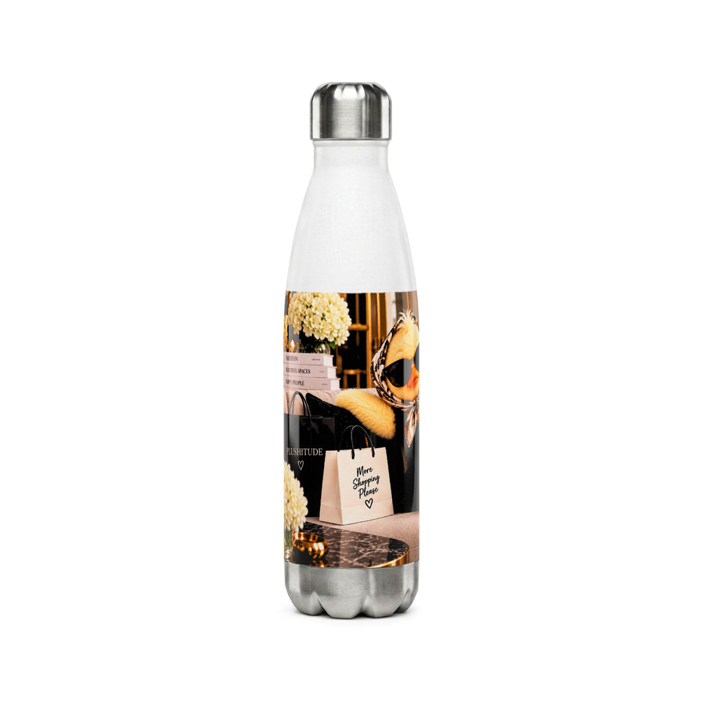 Insulated Stainless Water Bottle — Chic Duck Design (17 oz)