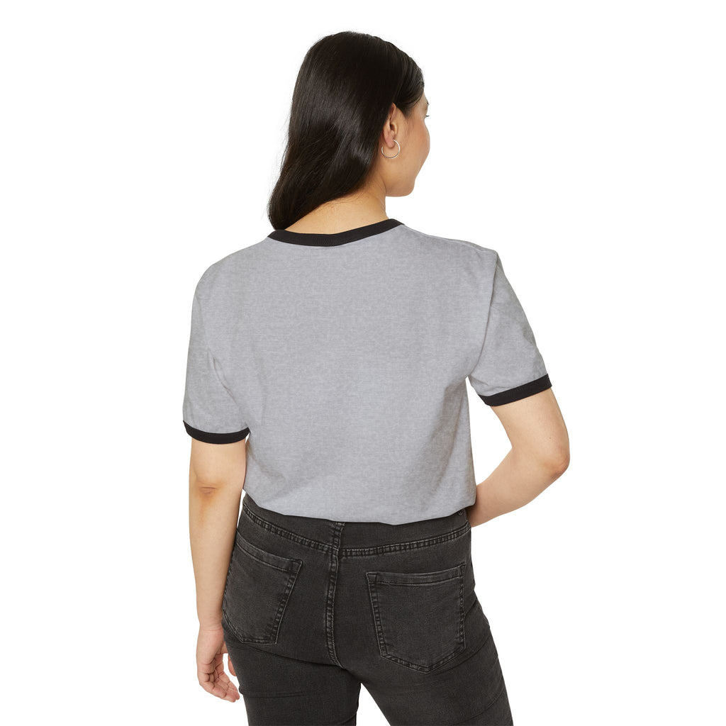 Graphic T-Shirt — "Plushy Cow" Ringer Tee