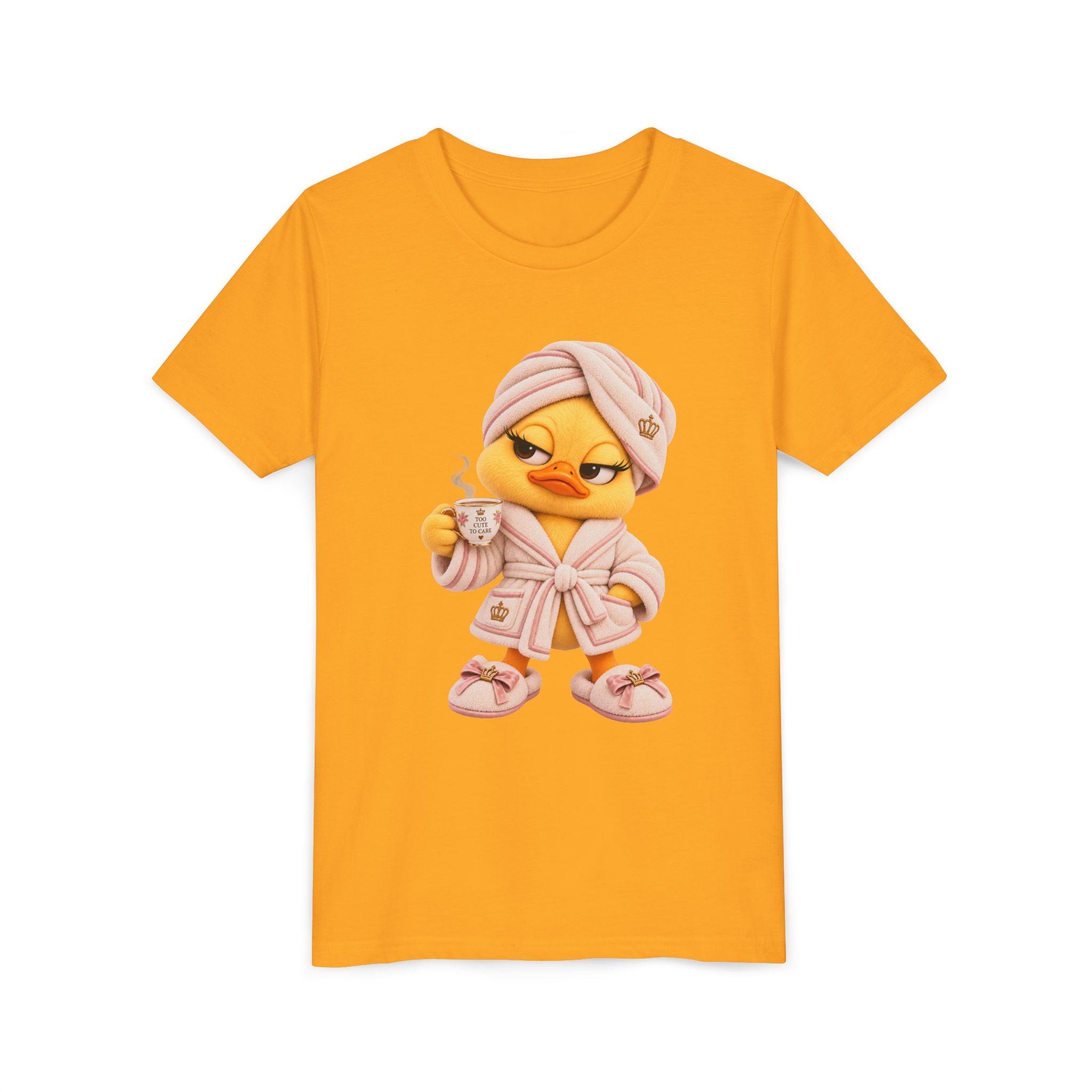 Youth Tee — Plushitude Chick in Spa Robe Graphic
