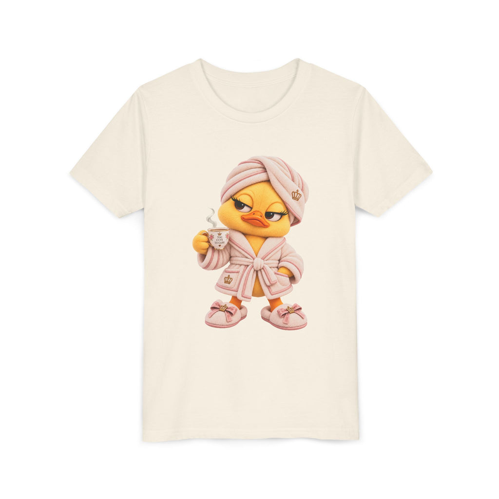 Youth Tee — Plushitude Chick in Spa Robe Graphic