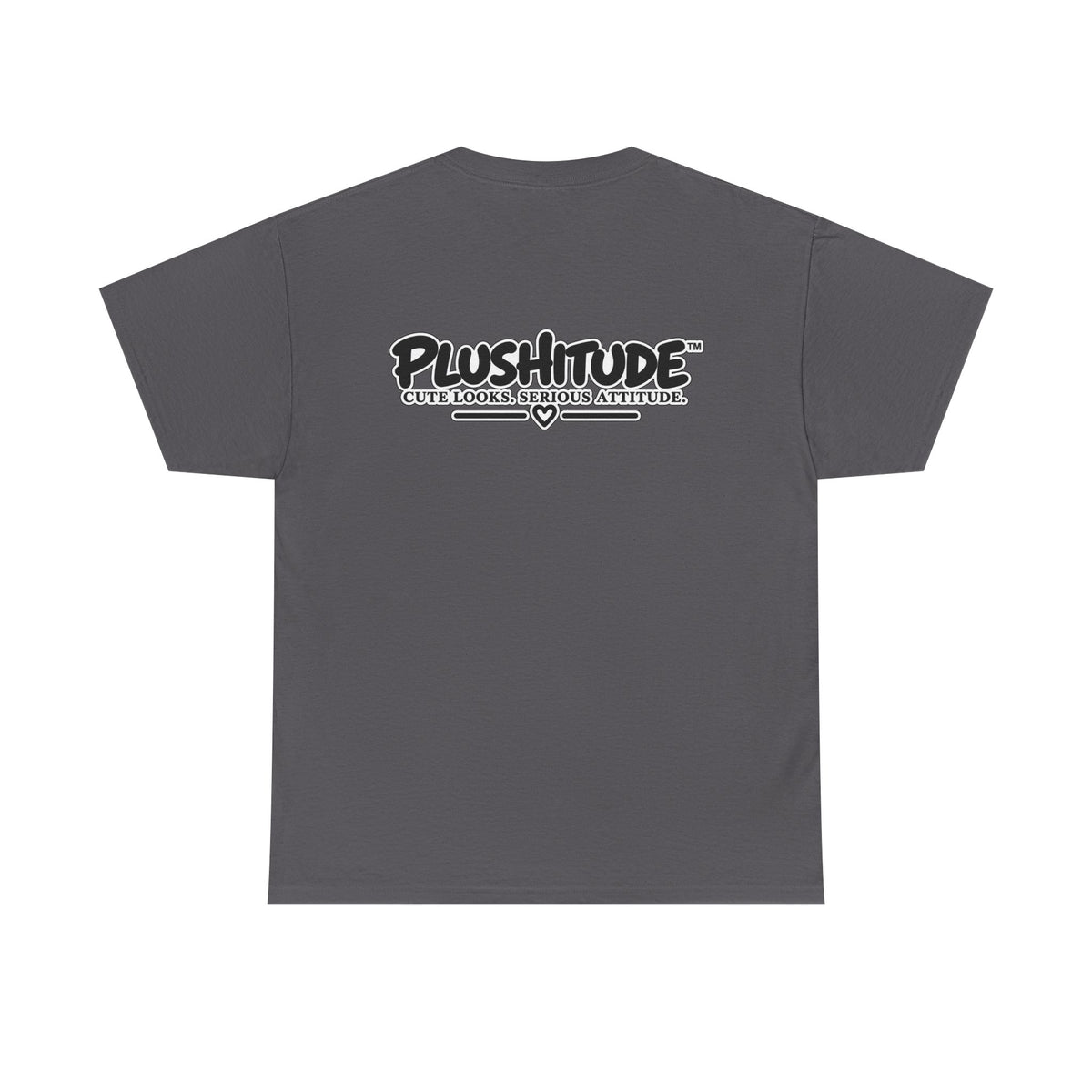 Cute Boss Bunny Graphic Tee — Plushitude Branded Doll Design