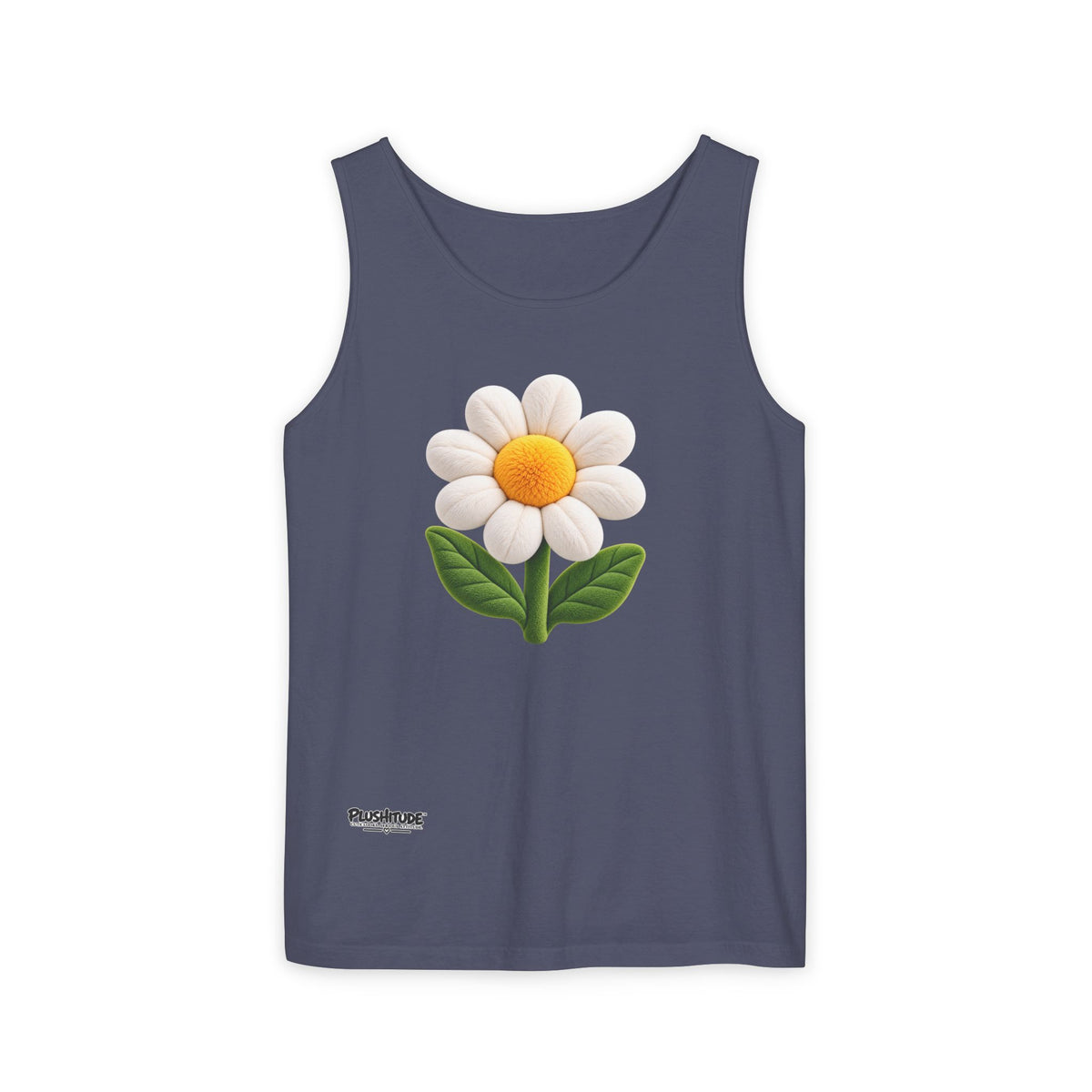 Daisy Graphic Tank Top — Cute 3D Flower Summer Tee