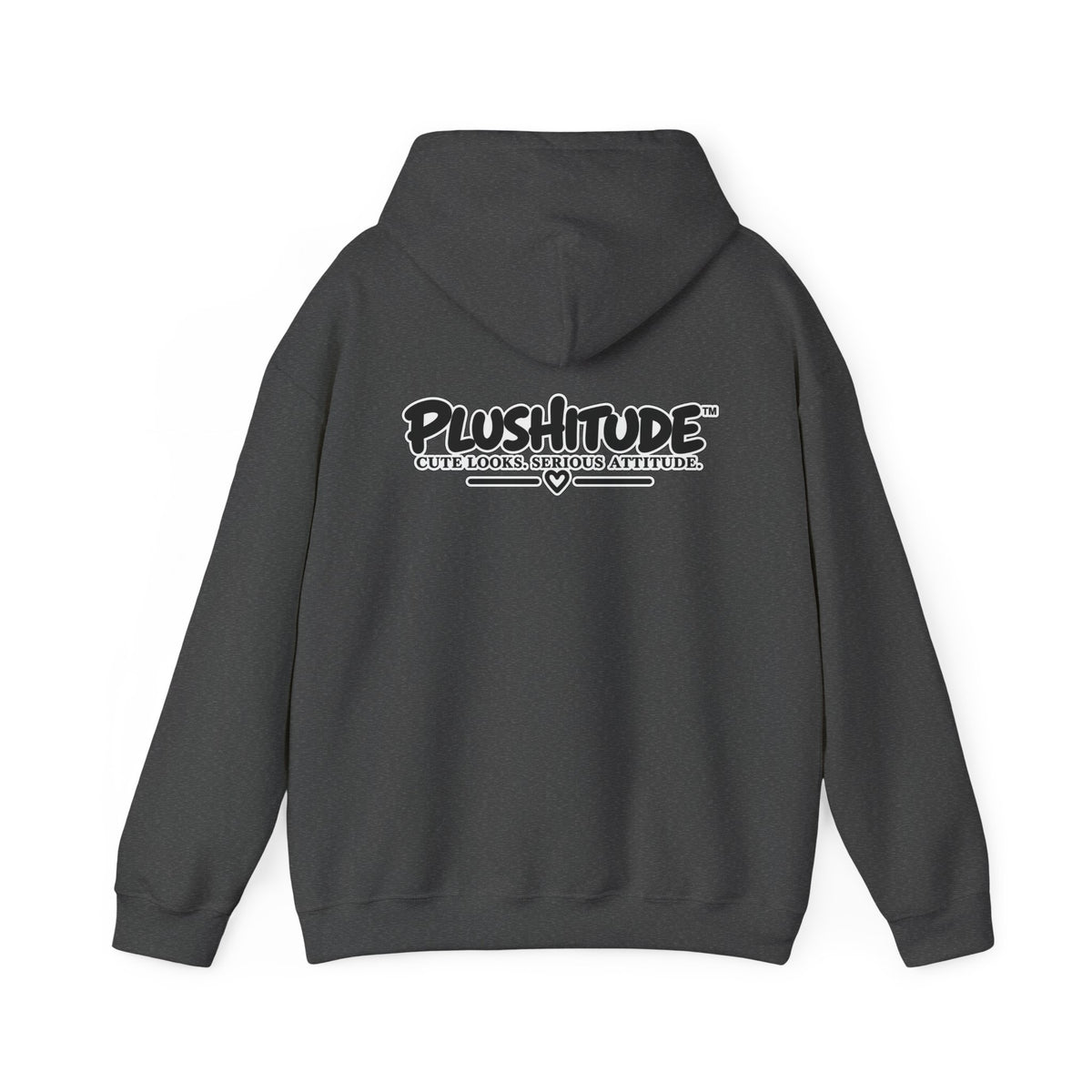 Plushitude Raccoon Hoodie — Cute Grumpy Raccoon Graphic Hooded Sweatshirt