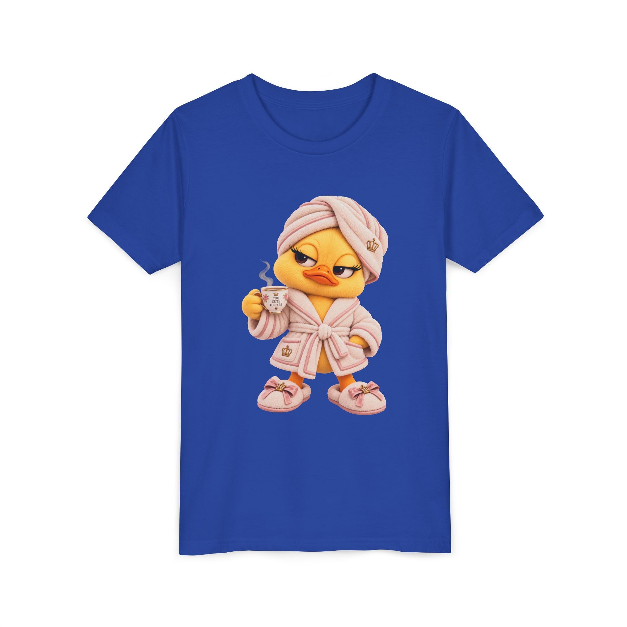 Youth Tee — Plushitude Chick in Spa Robe Graphic