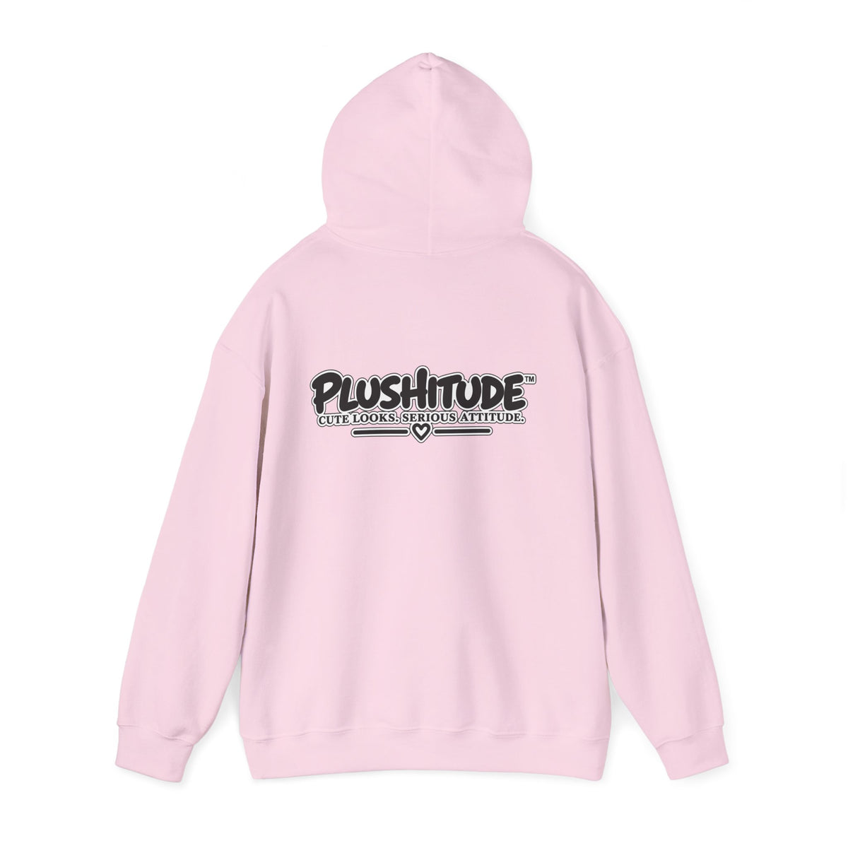 Plushitude Raccoon Hoodie — Cute Grumpy Raccoon Graphic Hooded Sweatshirt
