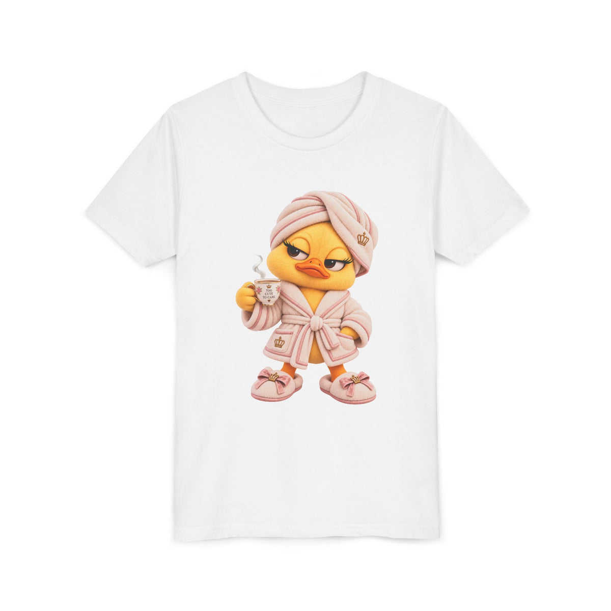 Youth Tee — Plushitude Chick in Spa Robe Graphic