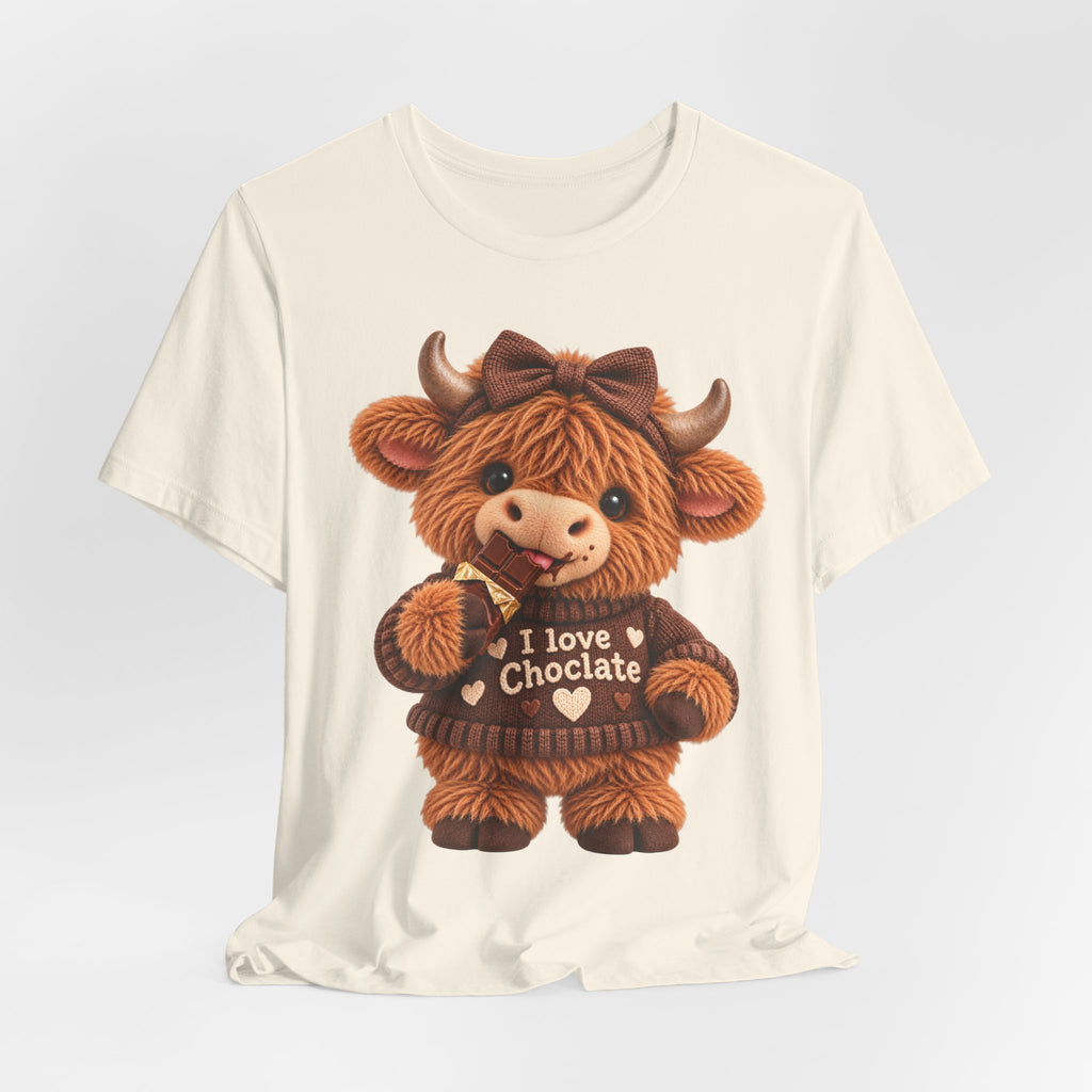 I Love Chocolate Cow Tee