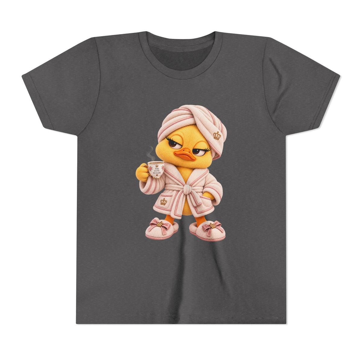 Youth Tee — Plushitude Chick in Spa Robe Graphic
