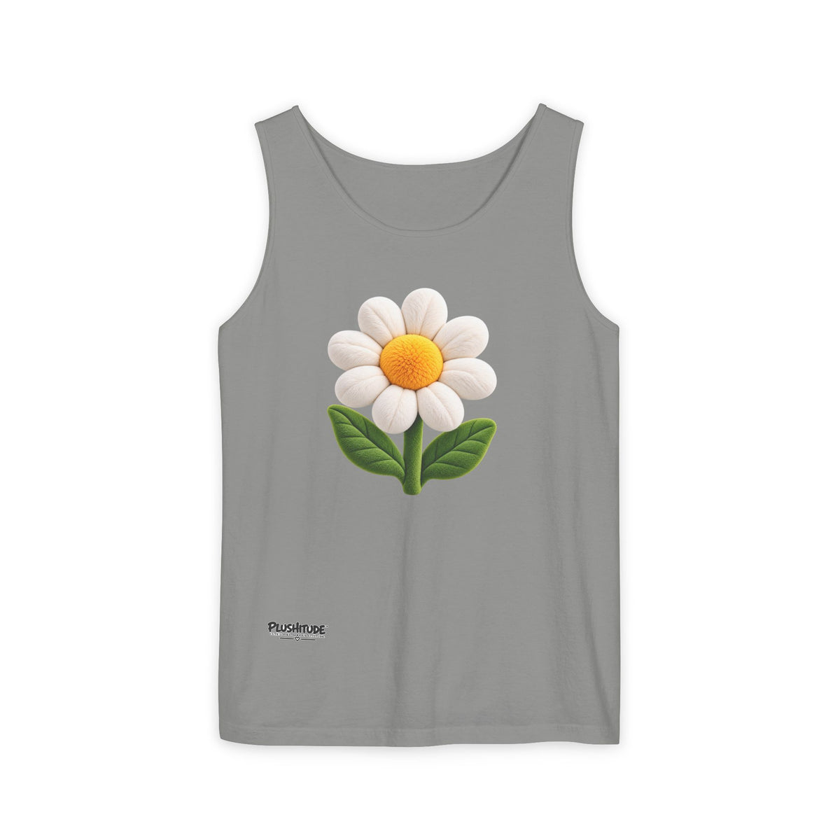 Daisy Graphic Tank Top — Cute 3D Flower Summer Tee