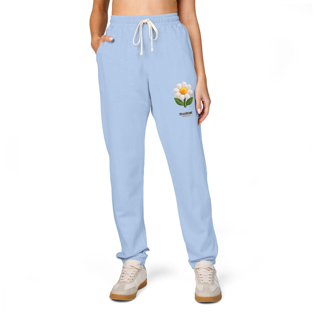 Daisy Sweatpants — Cozy Floral Fleece Joggers