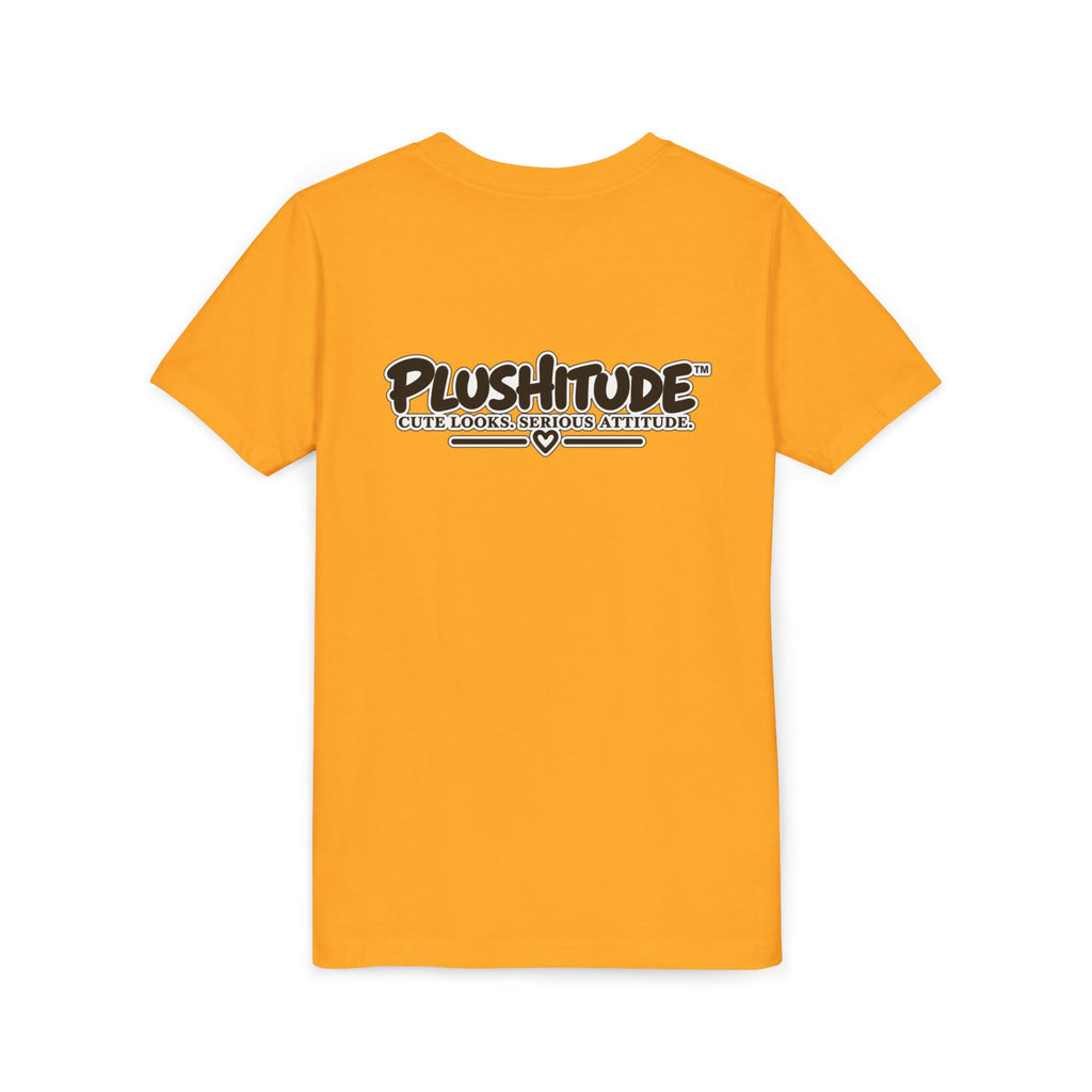 Youth Tee — Plushitude Chick in Spa Robe Graphic