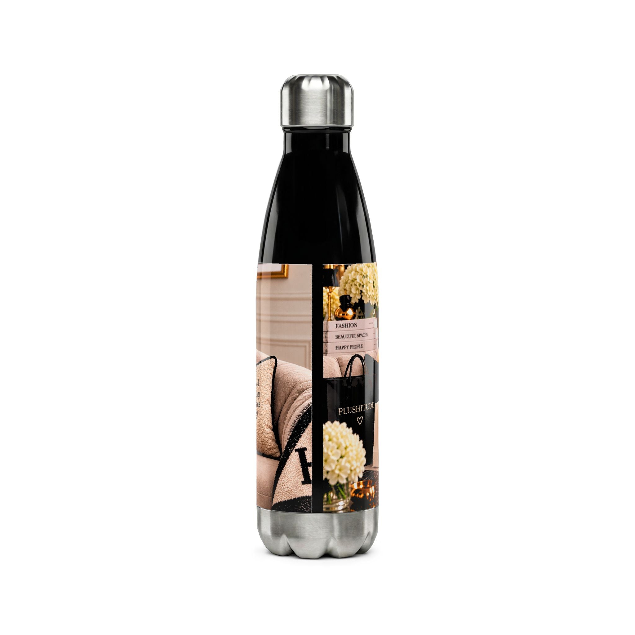 Insulated Stainless Water Bottle — Chic Duck Design (17 oz)