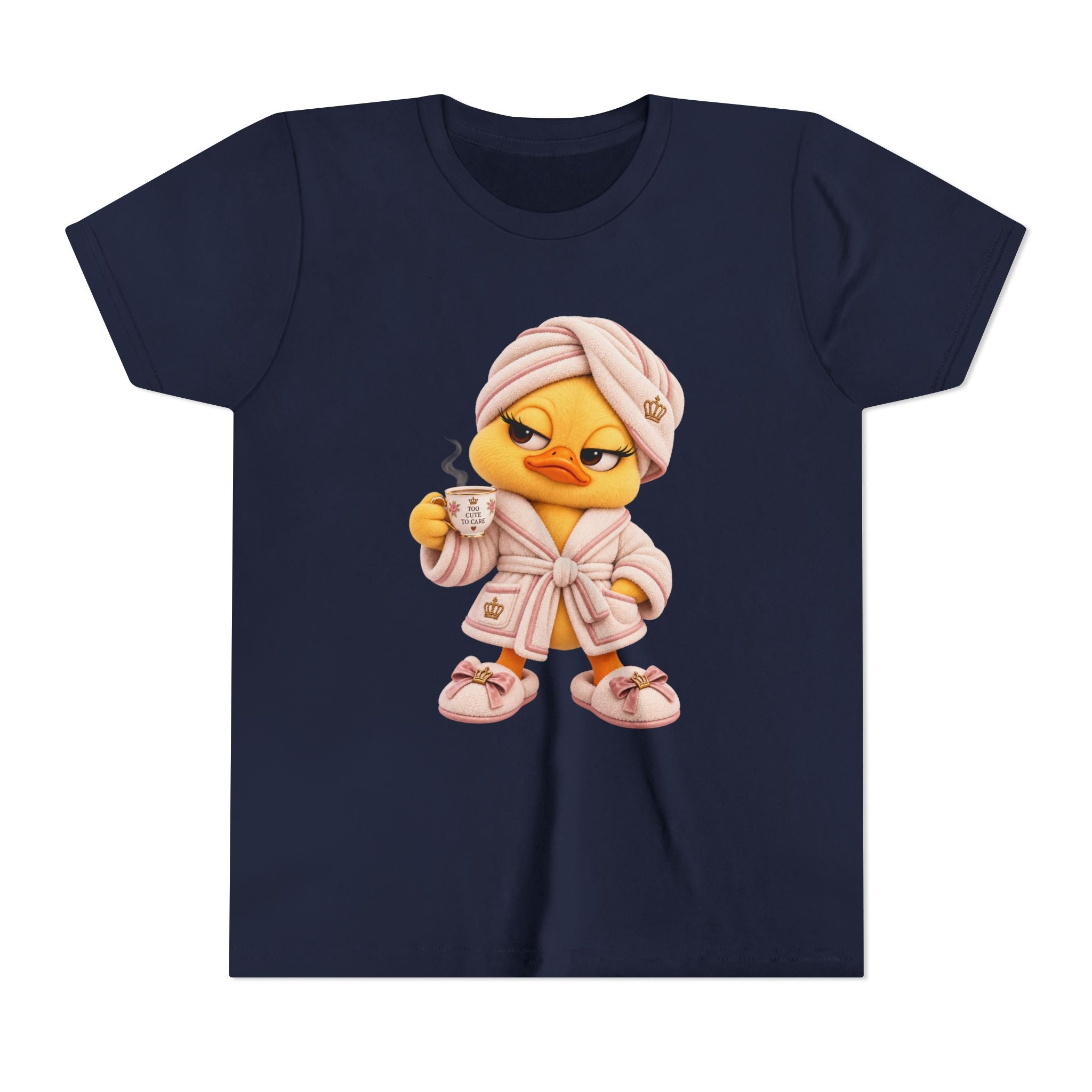 Youth Tee — Plushitude Chick in Spa Robe Graphic
