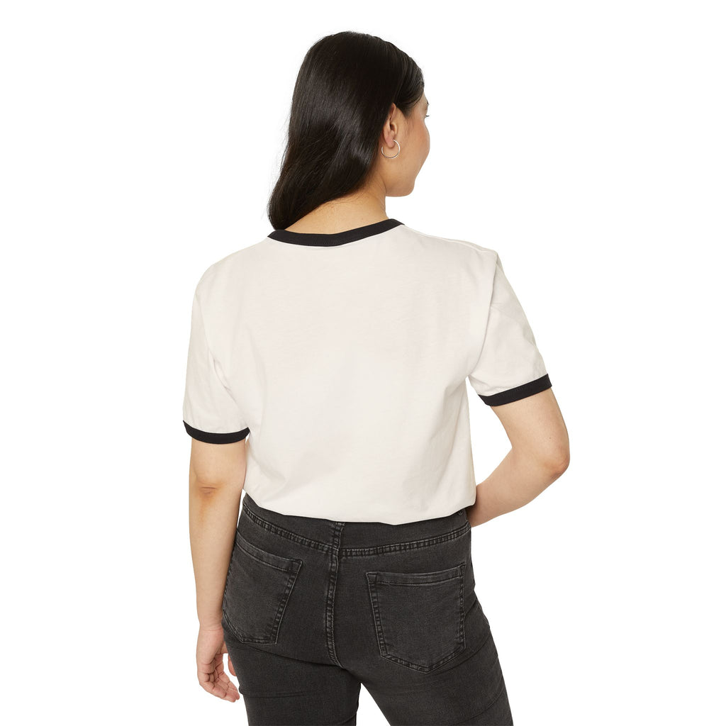 Graphic T-Shirt — "Plushy Cow" Ringer Tee