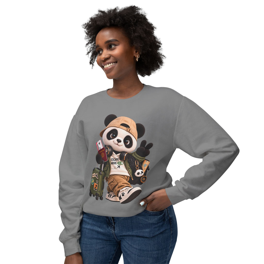 Plushitude Panda Travel Crewneck Sweatshirt
