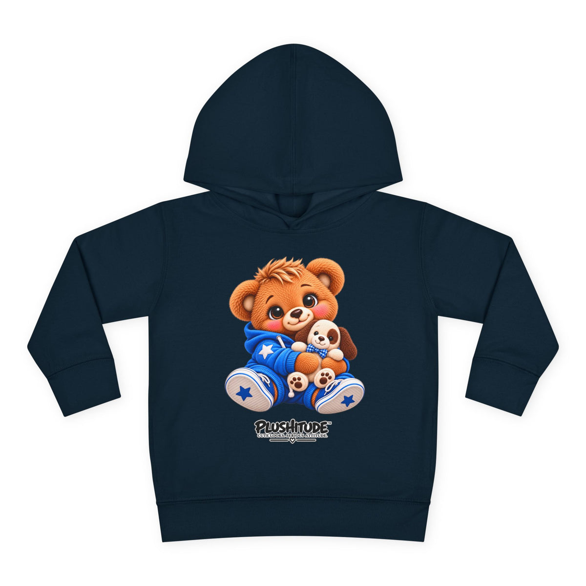 Toddler Bear Hoodie – Cute Plush Bear & Puppy Pullover Fleece for Kids