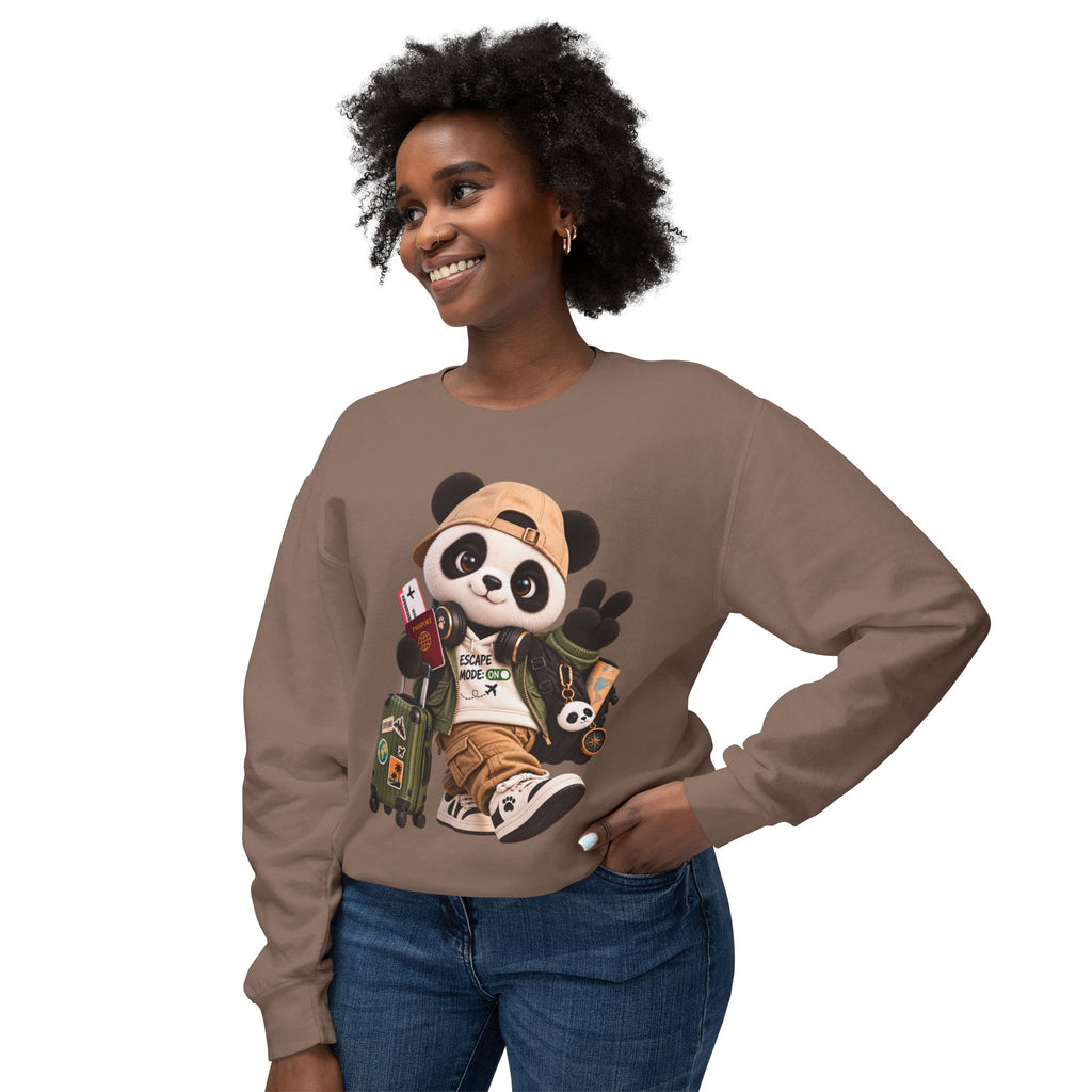 Plushitude Panda Travel Crewneck Sweatshirt