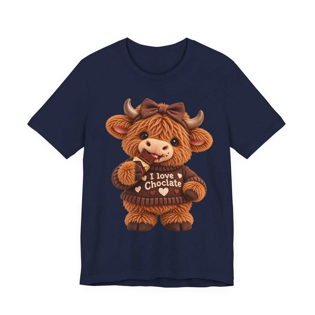 I Love Chocolate Cow Tee