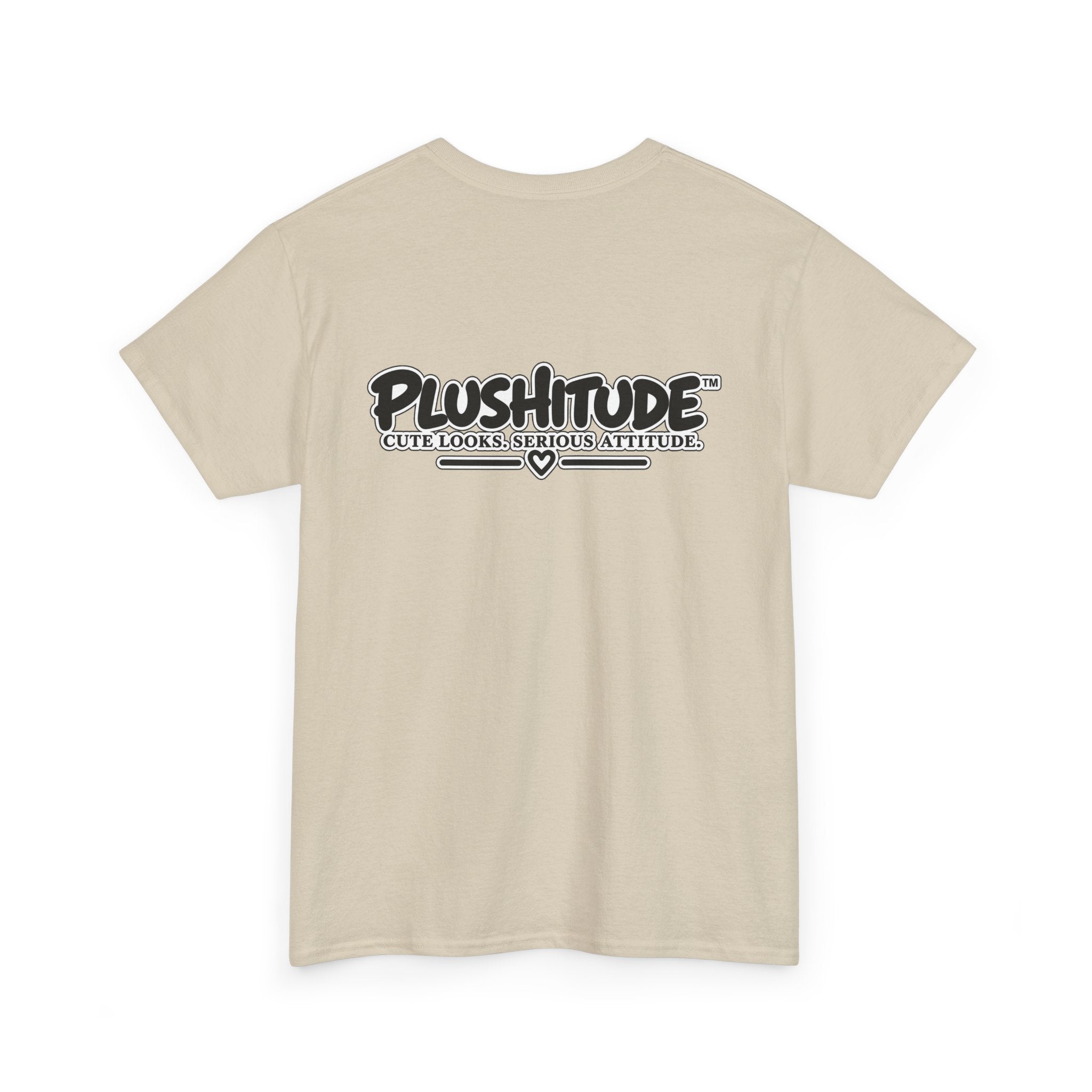 Cute Boss Bunny Graphic Tee — Plushitude Branded Doll Design
