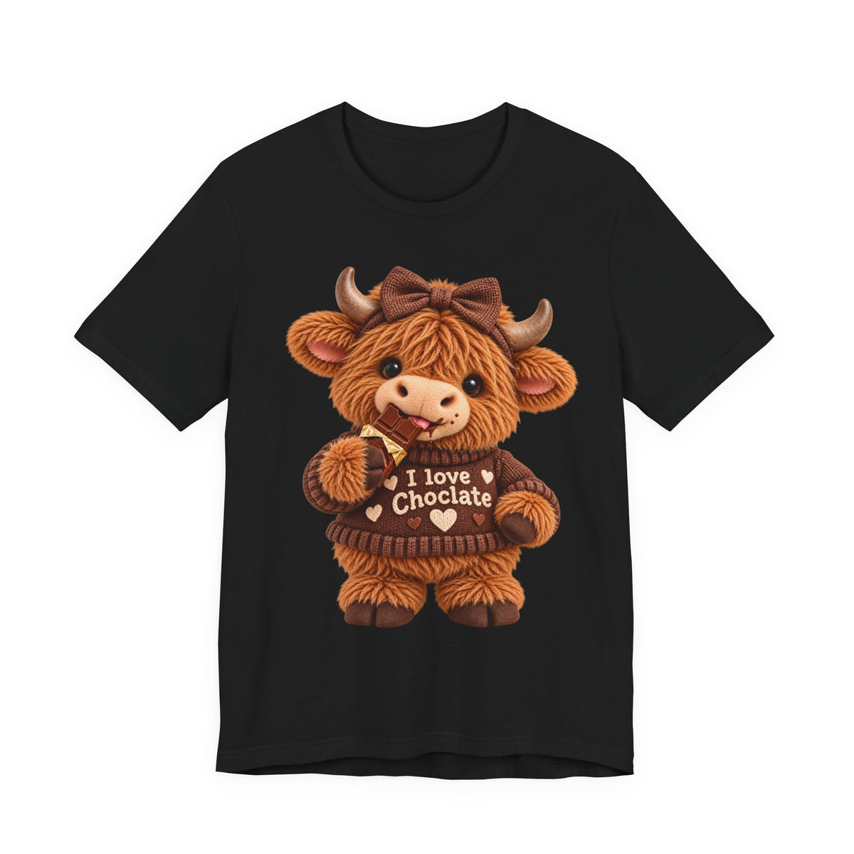 I Love Chocolate Cow Tee