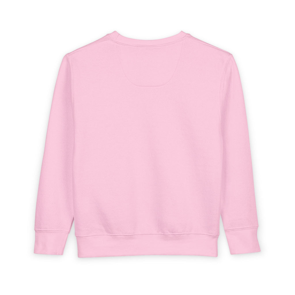 Toddler Bunny Sweatshirt — Cute Plushitude Pink Bow Graphic