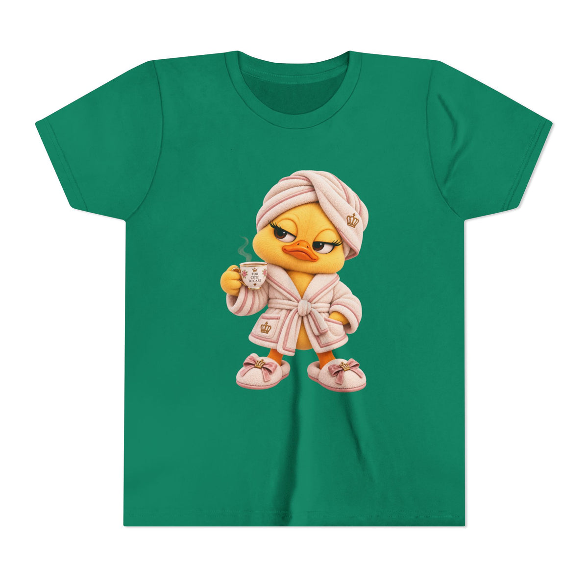 Youth Tee — Plushitude Chick in Spa Robe Graphic