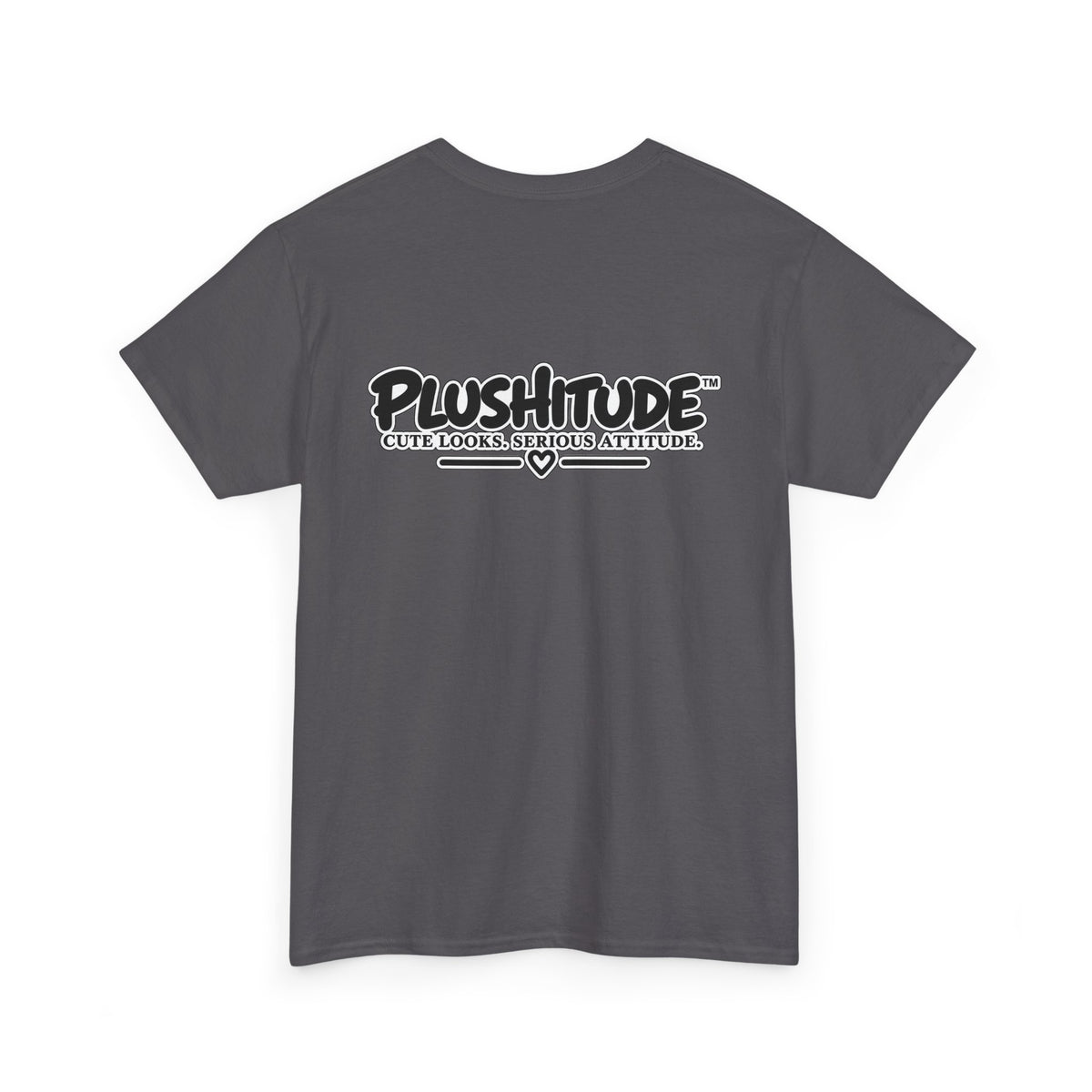 Cute Boss Bunny Graphic Tee — Plushitude Branded Doll Design