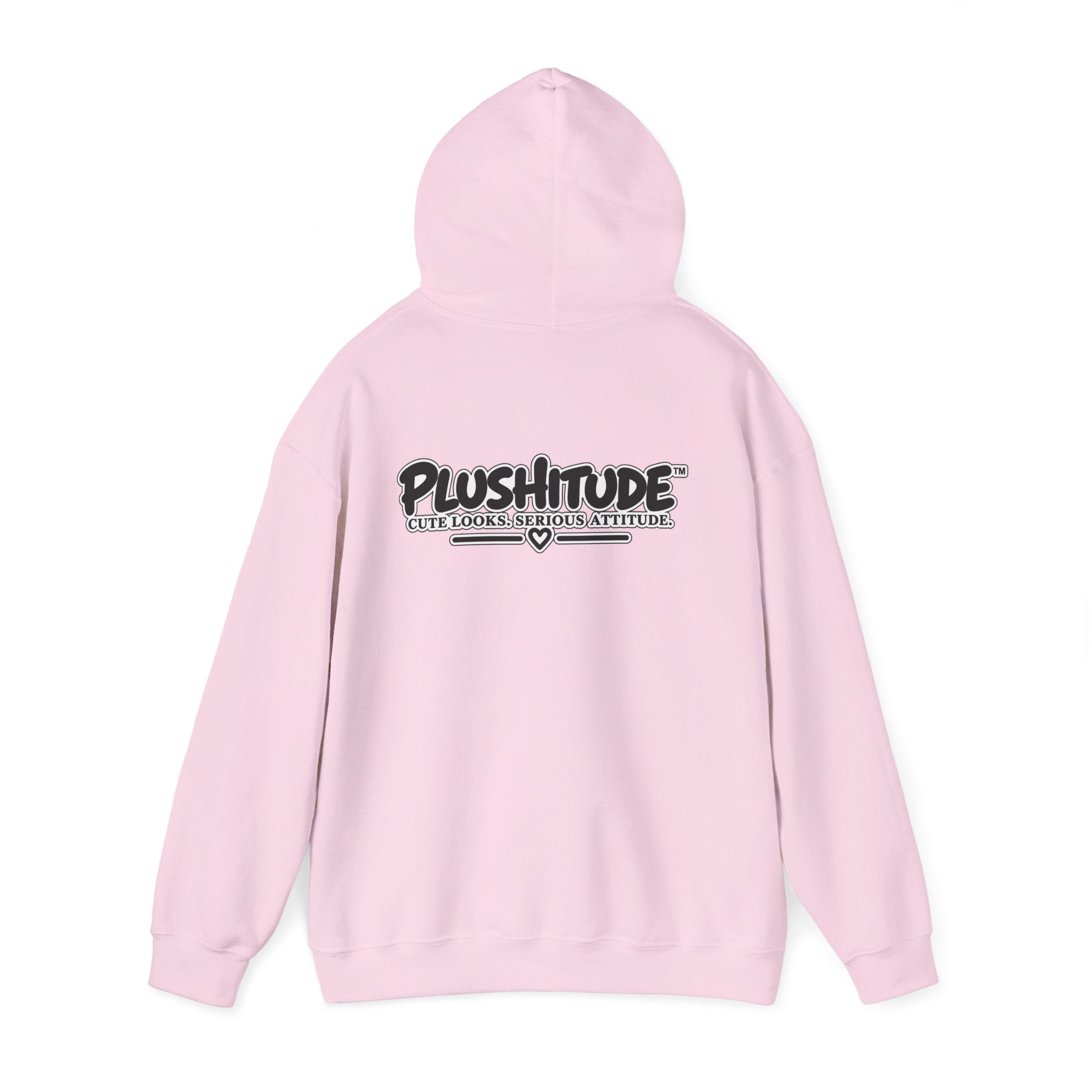 Leopard Plushitude Hoodie – Cute Pink Leopard Graphic Hooded Sweatshirt