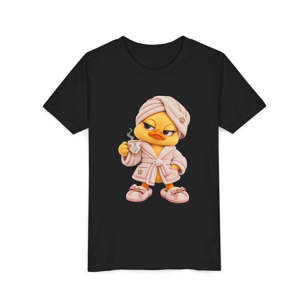 Youth Tee — Plushitude Chick in Spa Robe Graphic